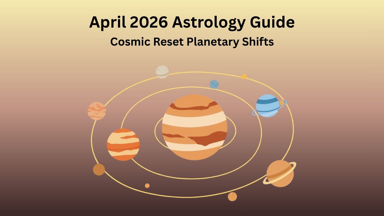 April 2026 astrology guide cosmic reset planetary shifts key dates zodiac insights